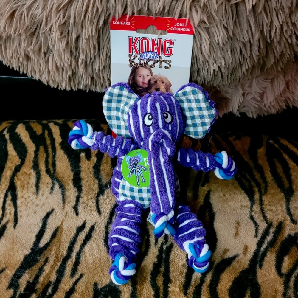 Kong Dog Knots Floppy Elephant small New!